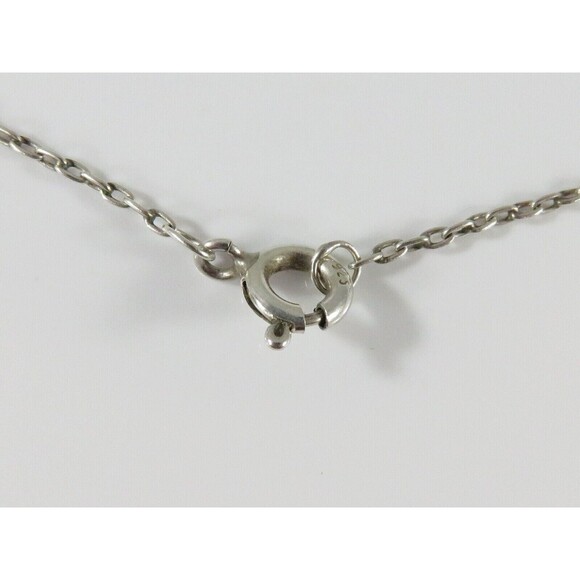 17 3/4" Sterling Silver Necklace with 6 Round Polished Amethyst and Sterling Bal - Picture 6 of 6